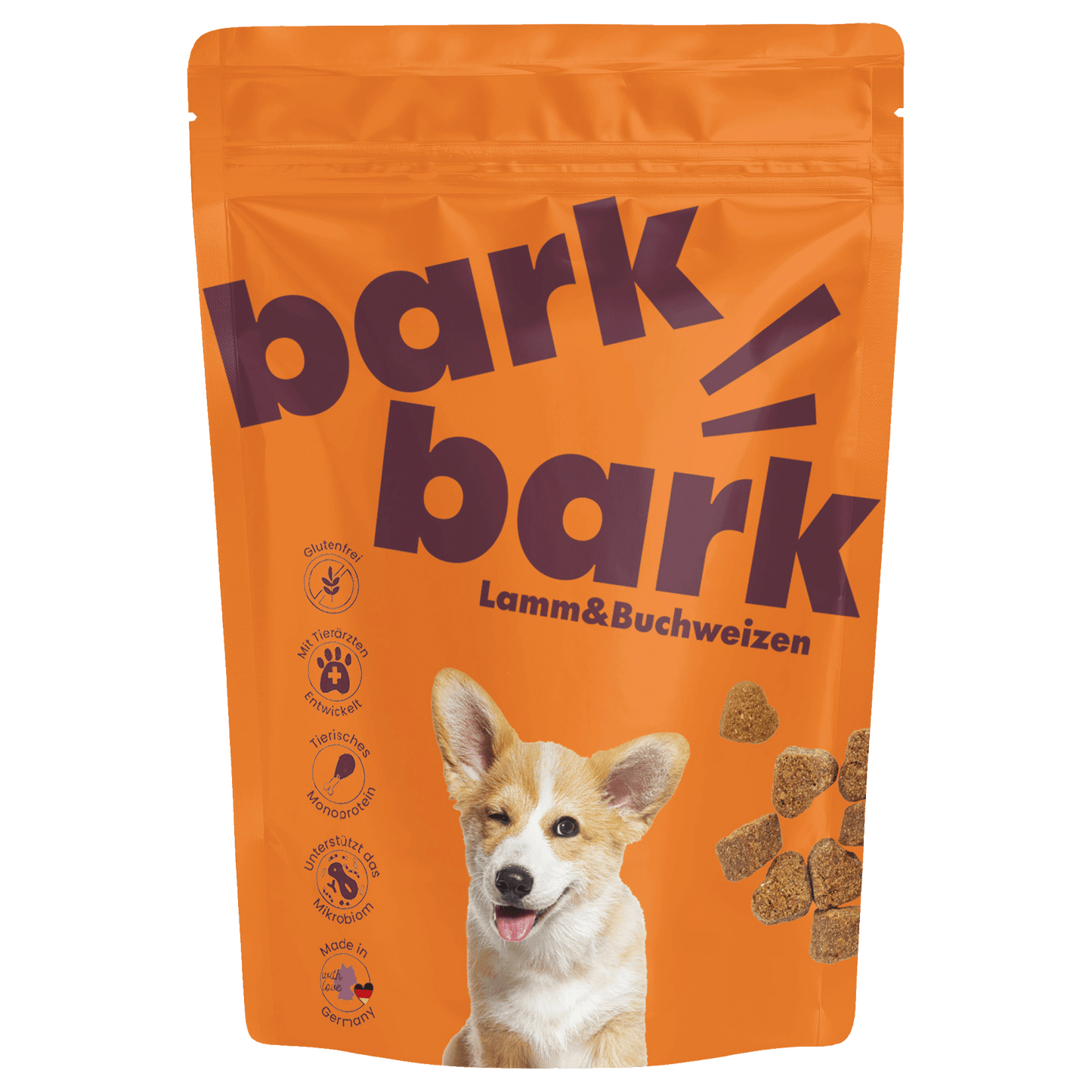 Bark Bark - Lamm & Buchweizen - 150g Premium Hunde Leckerlis
