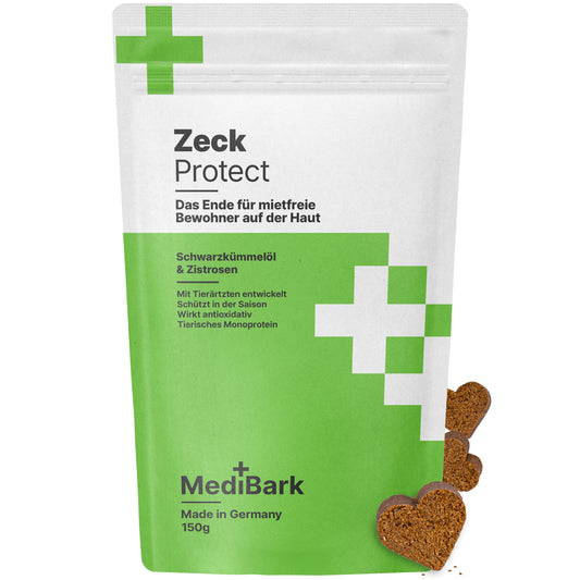 MediBark - Zeck Schutz - 150g Premium Hunde Funktionssnack